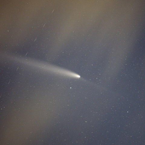 10月20日　アンチテイルが見えてきた紫金山・アトラス彗星 (C/2023 A3)