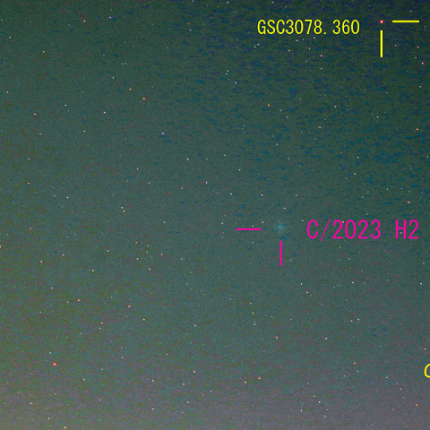レモン彗星（C/2023H2）11月7日　200mm