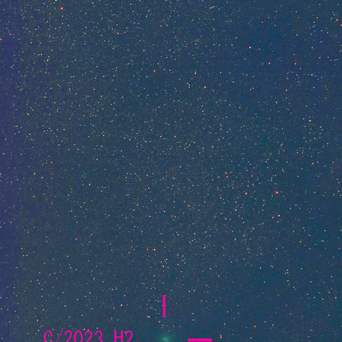 レモン彗星（C/2023 H2）11月12日　200mm