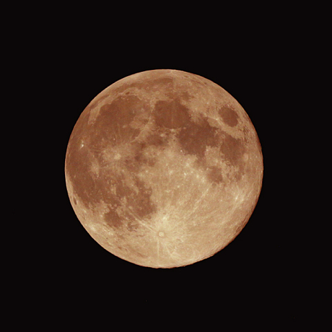 ビーバームーン(月齢14.2)