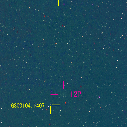 ポン・ブルックス彗星 (12P)   11月30日　200mm