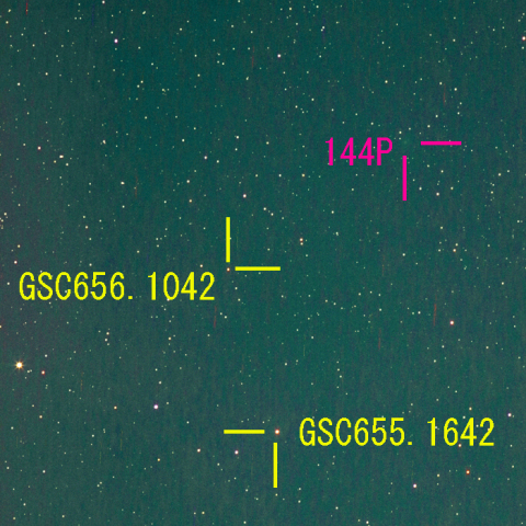 串田彗星 (144P) 1月11日　200mm