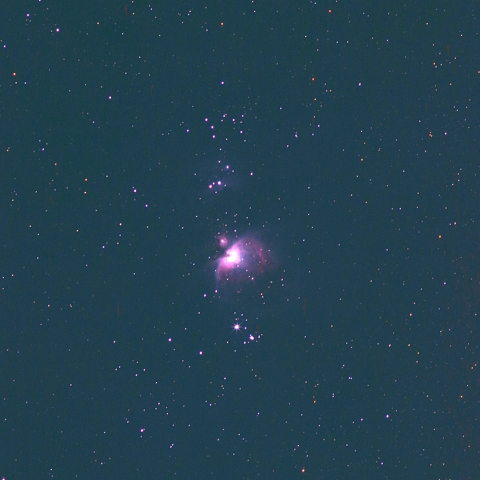 夜空は宝石箱(オリオン座大星雲)  200mm