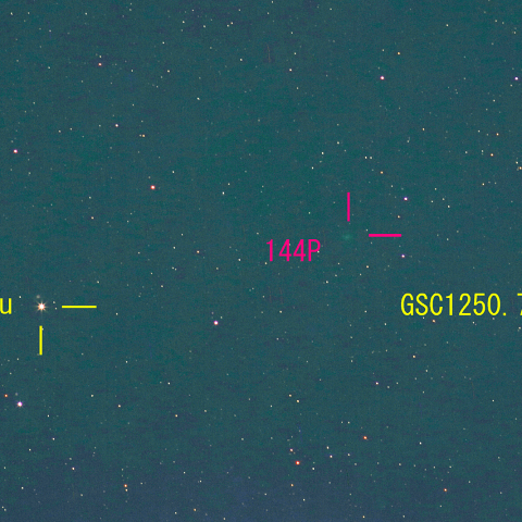 串田彗星 (144P) 2月2日　200mm