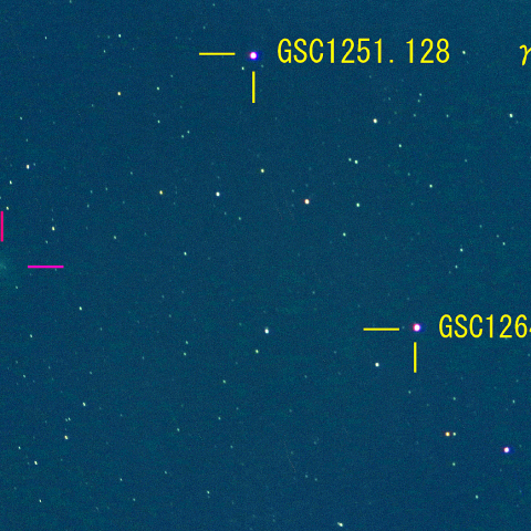 串田彗星 (144P) 2月2日　400mm