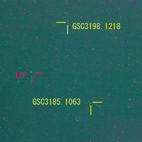 ポン・ブルックス彗星 (12P) 2月9日　200mm