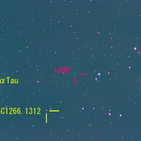 串田彗星 (144P) 2月9日　400mm