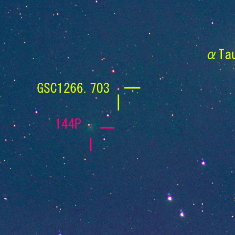 串田彗星 (144P) 2月12日　400mm