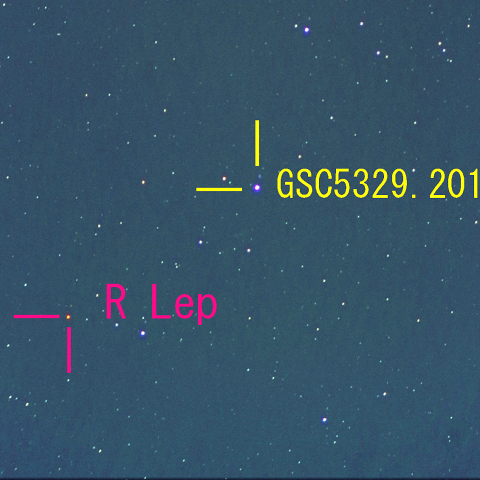 夜空は宝石箱(クリムゾンスター)  400mm