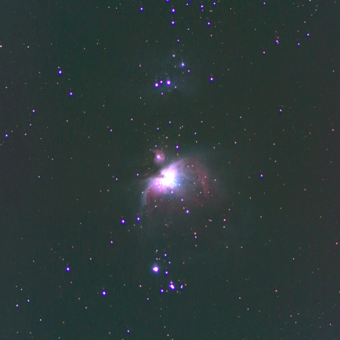 夜空は宝石箱(オリオン座大星雲) 400mm