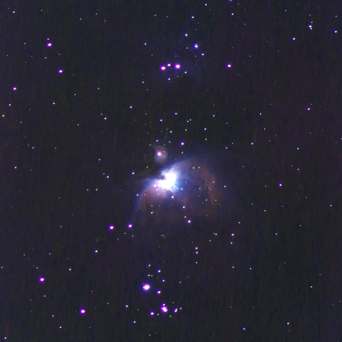 夜空は宝石箱(オリオン座大星雲) 400mm