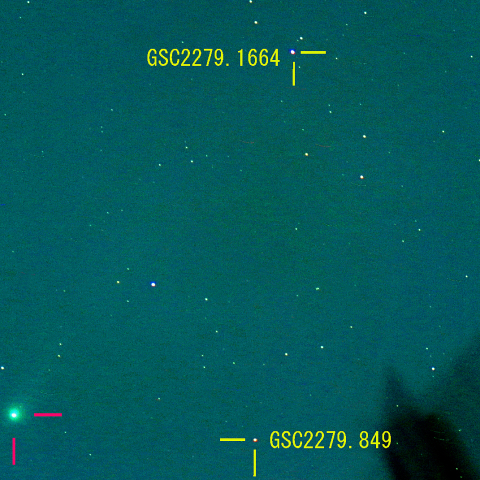 ポン・ブルックス彗星 (12P) 3月13日　400mm