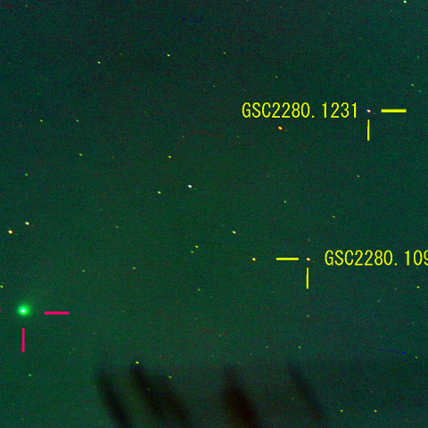 ポン・ブルックス彗星 (12P) 3月15日　400mm