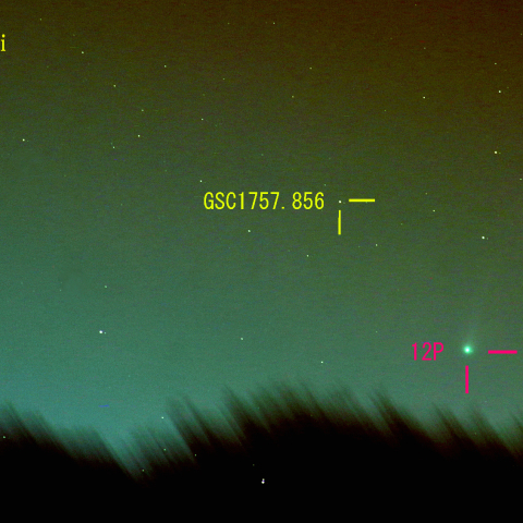 ポン・ブルックス彗星 (12P) 3月29日　300mm