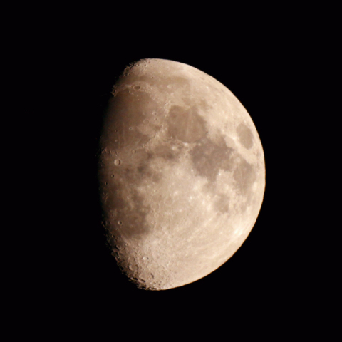 十日夜(月齢 9.9)