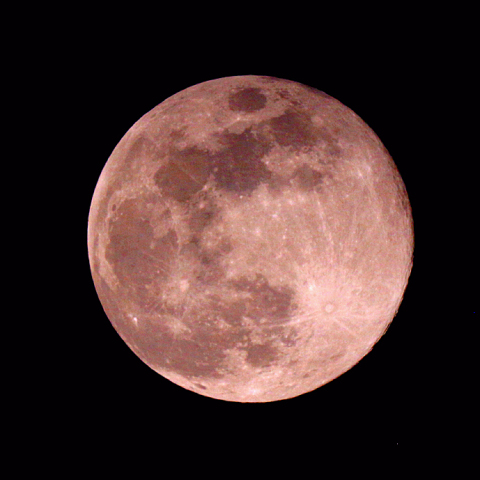 コールドムーン(月齢14.2)