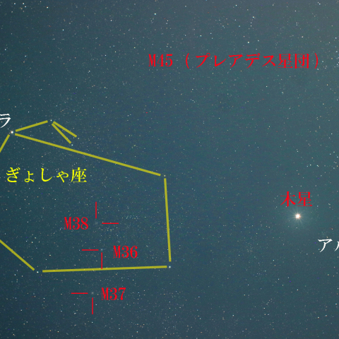 見上げてごらん都会の星を~ぎょしゃ座~