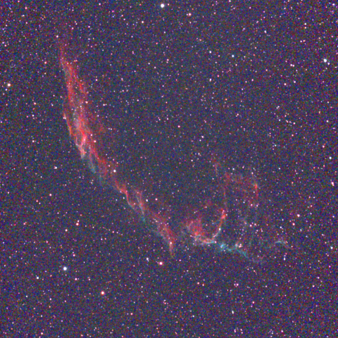 星空ページ S字暗黒星雲（へびつかい座） - 鹿児島の星空3