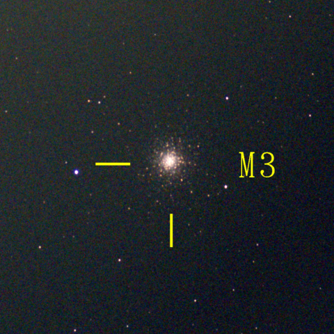 夜空は宝石箱(りょうけん座 M3) Seestar50