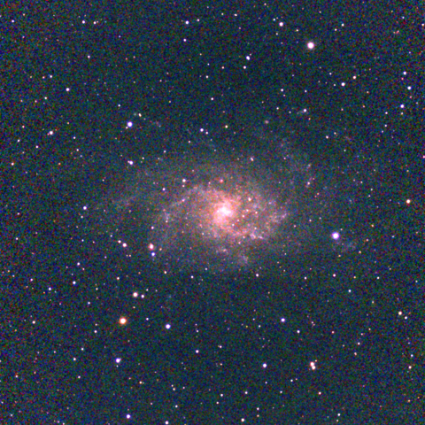 夜空は宝石箱(さんかく座 M33) Seestar50