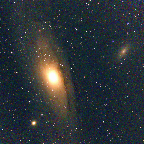 14642: 6月12日のアンドロメダ銀河とレモン彗星 by はねっち