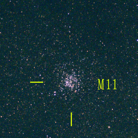 124829: 夜空は宝石箱(たて座 M26) Seestar50 by サザンクロス