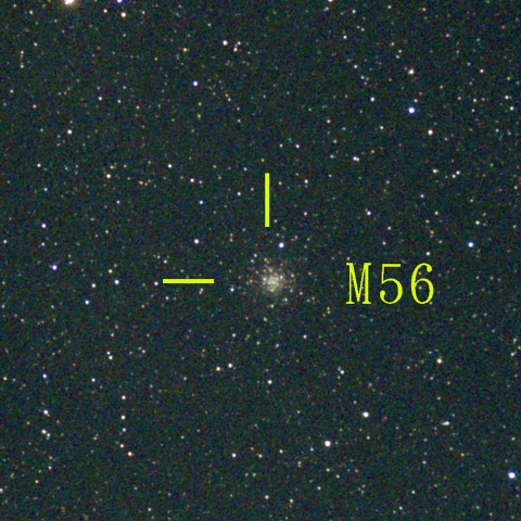 夜空は宝石箱(こと座 M56) Seestar50