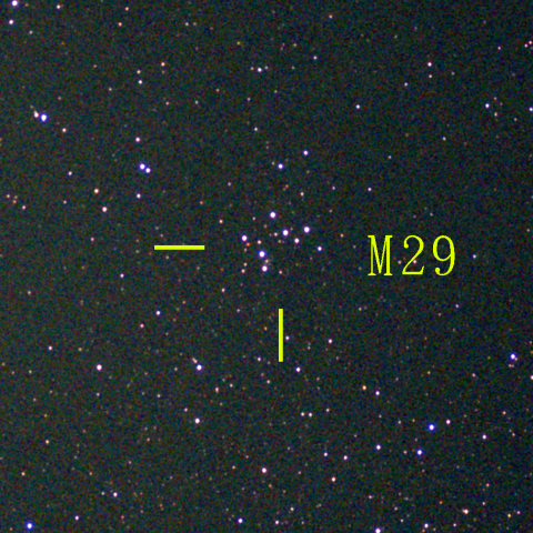 夜空は宝石箱(はくちょう座 M29) Seestar50