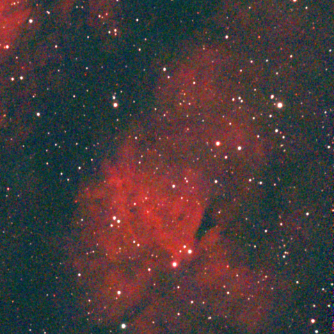 夜空は宝石箱(はくちょう座 IC1318B) Seestar50