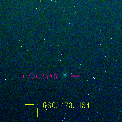 レモン彗星(C/2025 A6) 9月8日 Seestar50