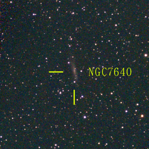 夜空は宝石箱(アンドロメダ座 NGC7640) Seestar50