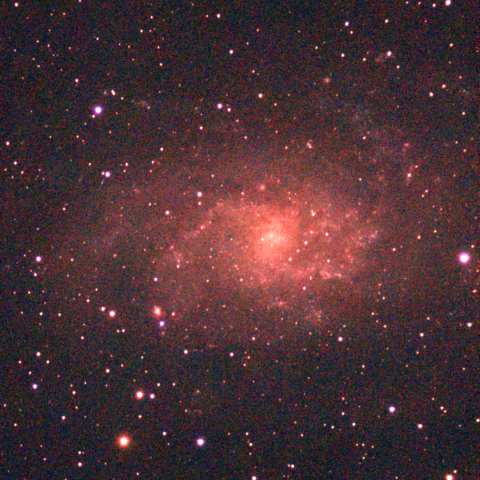 夜空は宝石箱(さんかく座 M33) Seestar50