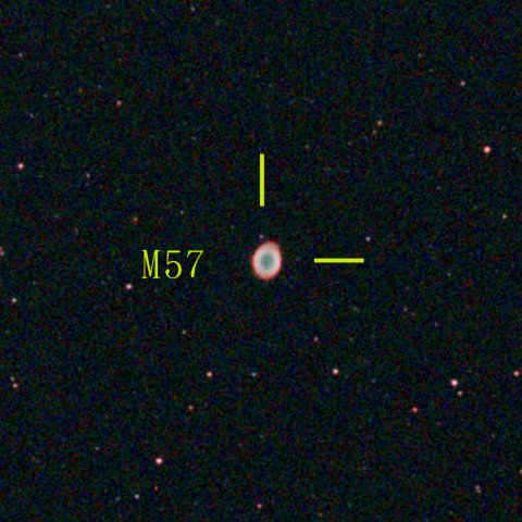 夜空は宝石箱(リング星雲 M57) Seestar50