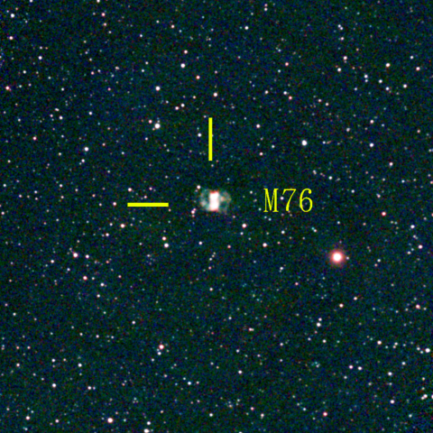 夜空は宝石箱(ペルセウス座 小あれい星雲) Seestar50