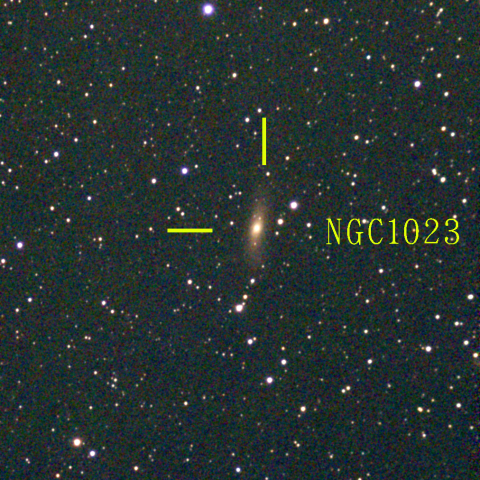 夜空は宝石箱(ペルセウス座 NGC1023) Seestar50