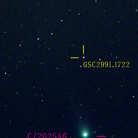 レモン彗星(C/2025 A6) 9月30日 Seestar50