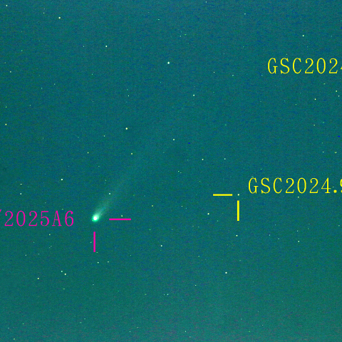 レモン彗星(C/2025 A6) 10月24日 200mm