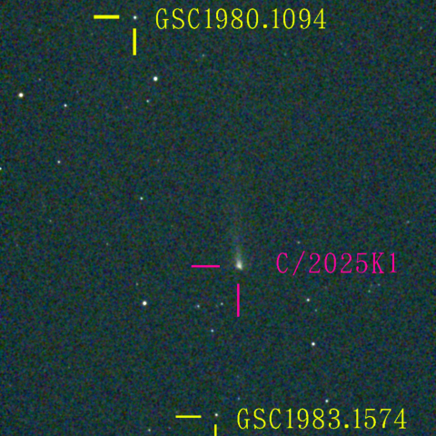 アトラス彗星(C/2025 K1) 11‎月‎15日 Seestar50