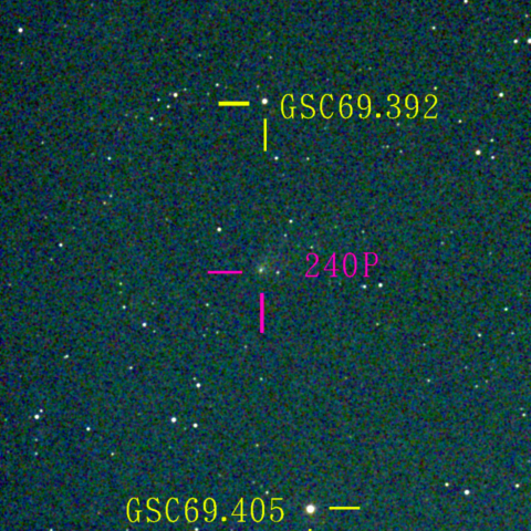 ニート彗星(240P)11月11日 Seestar50