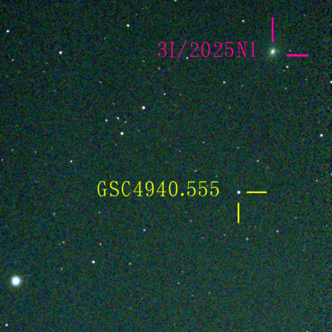 アトラス彗星(3I/2025N1) 11月27日 Seestar50