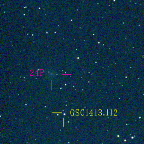 ショーマス彗星(24P)11月23日 Seestar50