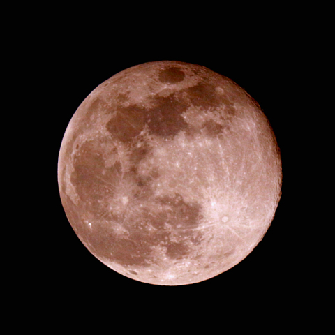 コールドムーン(月齢 15.2)