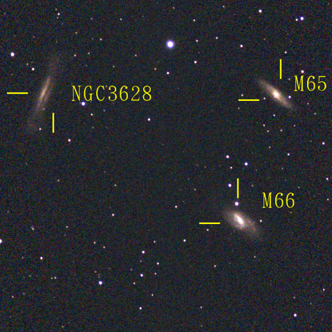 夜空は宝石箱(ハンバーガー銀河 NGC3628 ) Seestar50