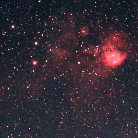 夜空は宝石箱(マンドリル星雲 NGC2467) Seestar50