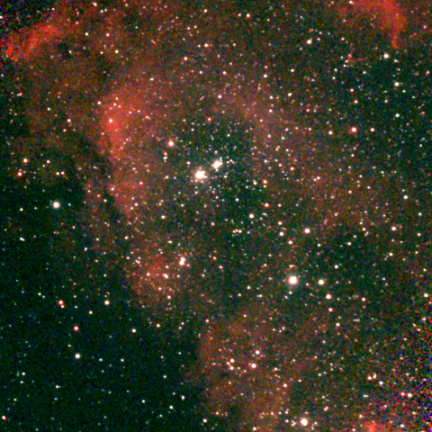 夜空は宝石箱(胎児星雲 IC1848) Seestar50