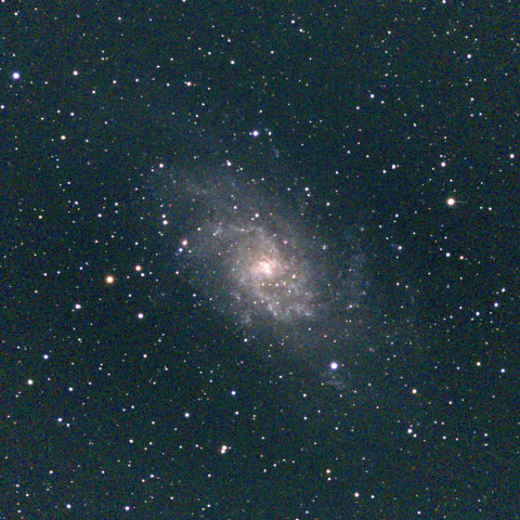 夜空は宝石箱(さんかく座 M33) Seestar50
