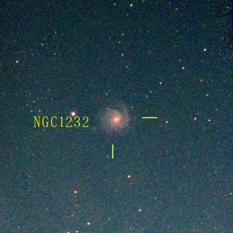 夜空は宝石箱(エリダヌス座 NGC1232) Seestar50