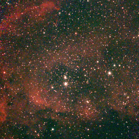 夜空は宝石箱(胎児星雲 IC1848) Seestar50