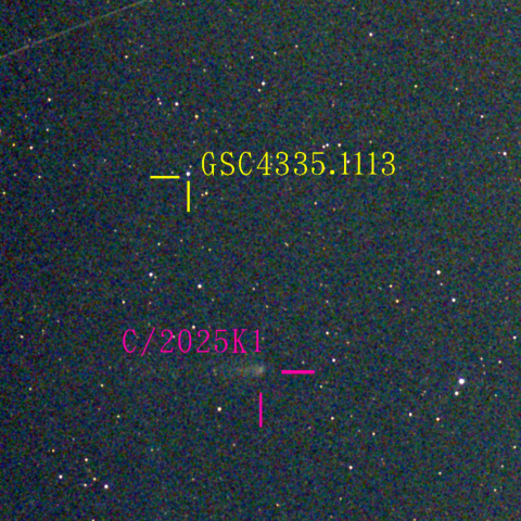 アトラス彗星(C/2025K1) 12月‎2日Seestar50