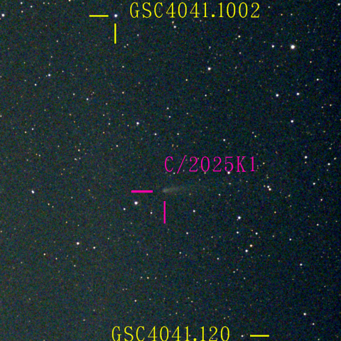 アトラス彗星(C/2025K1) 12月‎5日Seestar50